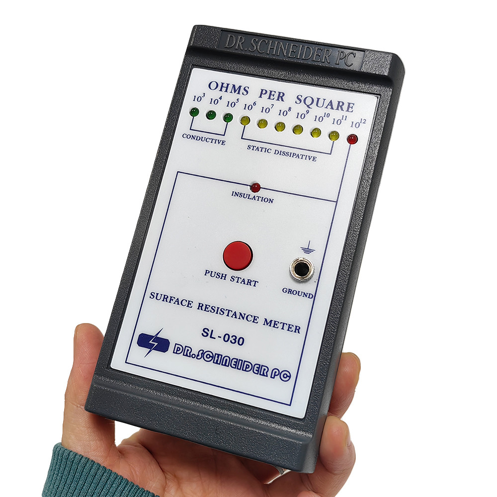 SL-030 Digital Surface Resistivity Tester ESD Testing Device Antistatic Surface Resistivity Meter
