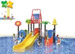 Fun Colorful Children'S Outdoor Water Slides Eco Friendly For Community