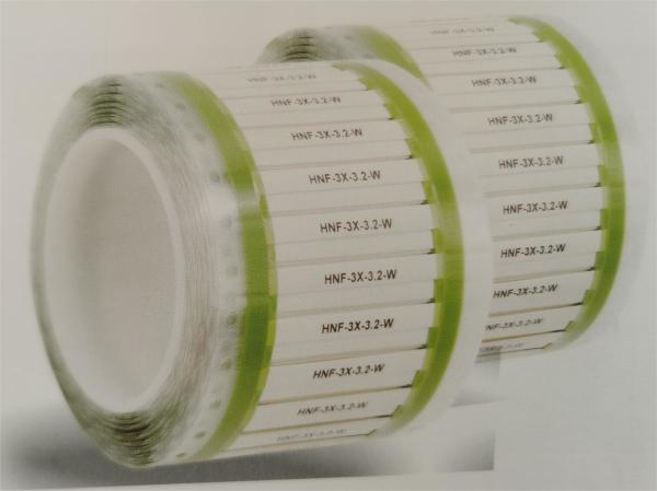 High Temperature, Heat Shrinkable Identification Sleeves Shrink Ratio 2:1 Heat