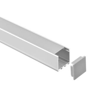 Wholesale Silver Aluminum LED Strip Light Profile 26*26mm Suspended Mounted from china suppliers