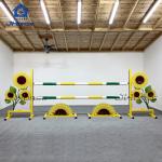 High Safety Solid PVC Horse Jumps Equipment For Professional Equestrians