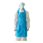 Waterproof 25g Disposable Blue Plastic Aprons