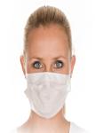 Soft Lining Disposable Face Mask , Disposable 2 Ply Face Mask Fiberglass Free