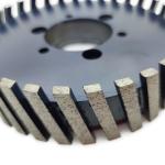 Accurate Diamond Stone Edge Profiling CNC Stubbing Wheel For Stone Polishing