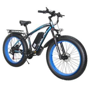 Wholesale 21speed Fat Tyre Cycle Electric , OEM Brushless Geared Electric Bicycle 26 Inch from china suppliers
