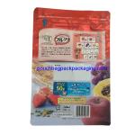 Flat Bottom Gusset Bag zip on top for food packaging 800g or 850g