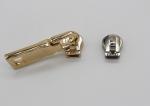 Black 5 Inch Non - Lock Sliders Two Way Metal Zip For Coveralls / Traveling Bag