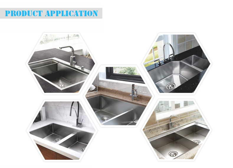 Double Drainer Kitchen Sinks Stainless Steel Undermount Installation