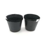 wholesale black soft plant plastic flower pots