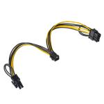 6+2 Pin PCIE Video Card Power Supply Cable 8 - Pin PCIE Riser Cable