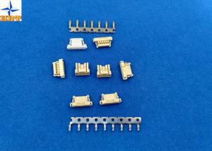 Wholesale Yellow PCB Connectors Wire To Board , 6 Pin Connector Single Row Housing from china suppliers
