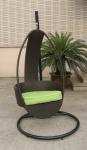 White Rattan Swing Chair