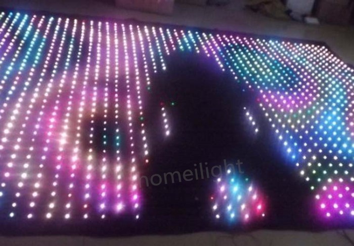 6000K LED Video Curtain RGB 3 In 1 LED Curtain Screen For Wedding Church Theater