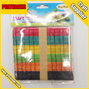 Wholesale Colored and Natural Craft Wooden Match Sticks for Child DIY from china suppliers