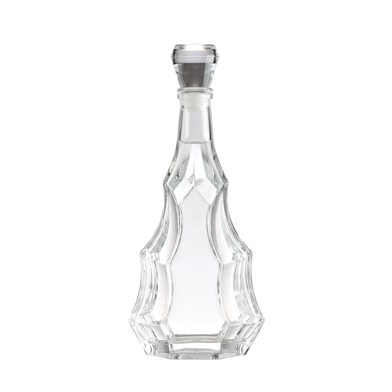 Industrial Beverage Customized Hot Vodka Brandy Frosted Wine Glass Bottles Custom Make