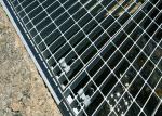 Outdoor Metal Drain Cover Galvanized Steel Grating 130mm Bar Pitch
