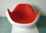 Designer Fiberglass Shell Leather Lounge Leisure Placentero Ball Chair