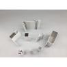 Buy cheap Silver White Color Powder Coated Aluminium Channel Alloy Extrusion Profiles from wholesalers