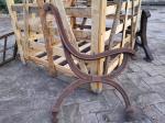Classics Park Wrought Iron Bench Ends / Sandblasting Cast Iron Bench Legs