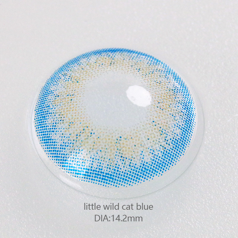 Big Eye Green Contact Lens Colored Contacts No Prescription 14.2mm