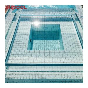 Wholesale Acrylic Fiberglass Above Ground Sky Pool for Outdoor Luxury Oceanarium Experience from china suppliers