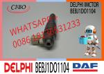 Diesel Fuel Injector Common Rail Parts Injector BEBJ1DO0003 1972591 BEBJ1DO1104