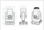 3- Moving Head Beam Lights for KTV Party Bar Outside Wedding Backdrop Stage