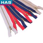 Auto Lock Metal Zippers 4YG Clothes Zipper Customizable Closed End