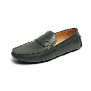 Wholesale Euro 44size Men's Genuine Leather Moccasin Loafers Rubber Outsole from china suppliers