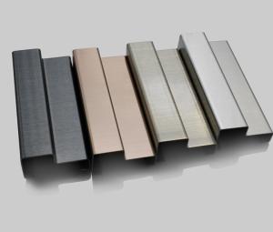 Wholesale baseboard molding stainless steel moulding shaped trim profiles from china suppliers