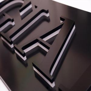 Wholesale Matte Black Back-lit Sign and Signsges Letter Signboard Electronic Letters Led 3D Outdoor Indoor Decoration Light Letter from china suppliers
