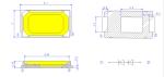 3V 150MA SMD 5730 Led Chips 6000-6500k 65-70lm For Refrigerator Light
