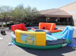 Outdoor Inflatable Interactive Games , Bungees Running Sports Inflatable Hungry