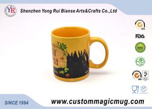 Wholesale Novelty Heat Sensitive Color Changing Mugs , Thermochromic Coffee Mug from china suppliers
