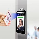 Temperature Measurement Biometric Face Attendance Machine System 2MP 2.5W