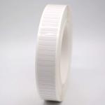 20mmx4mm Adhesive White Labels 1mil White Gloss High Temperature Resistant
