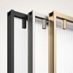 Frameless Glass Portable Shower Cabin 304 Stainsteel Steel Material