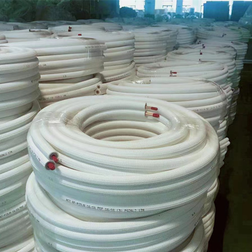 Cutting Non-Alloy Pair Coils Air Conditioner Pancake Coil Ac PE Insulated Copper Tube Copper Pipe for Your Requirements