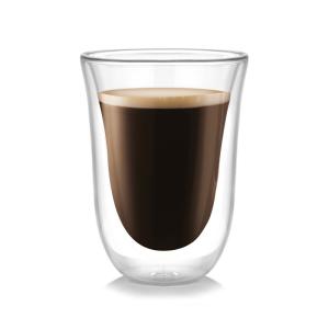 Wholesale Transparent Double Wall Glass Cup Microwave / Dishwasher Safe For Coffee / Milk from china suppliers