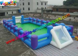 Wholesale Human Table Soapy Inflatable Soccer Field Football Court Arena 16m X 8m from china suppliers