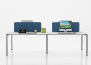 Wholesale E0 Grade 4 Person Workstation Table , Linear Office Workstation OEM / ODM from china suppliers