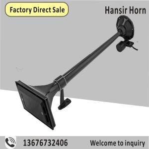 Wholesale Square Loud Truck Air horn Black Color with the length of 640MM/740 for truck (HS-1004B) from china suppliers