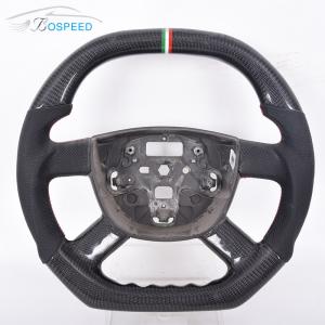 Wholesale OEM Racing Car Ford Carbon Fiber Steering Wheel Fiesta Green Stripe from china suppliers