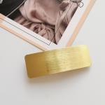 geometry snap hair clips metal girls Korean ponytail hair grip 8.5x3cm