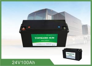 Wholesale Long Cycle 100ah Lifepo4 24v Battery Pack , Rechargeable Lithium Battery For Rv from china suppliers