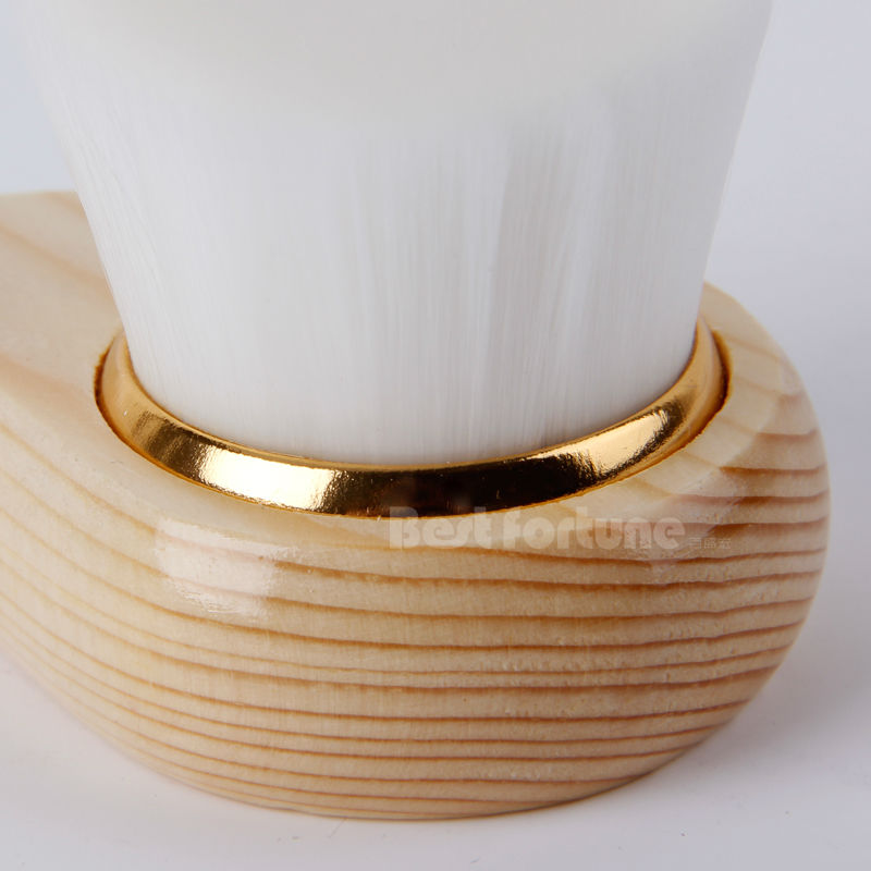 Mini Fiber Hair Nano Bamboo Charcoal Face Wash Brush Wooden Handle