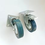 4 inch 5 inch Heavy Duty Industrial Caster Wheels Rubber Swivel Thread Furniture
