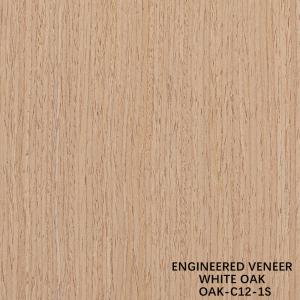 Wholesale Simulation Wood Veneer White Oak 12-1s Straight Grain 0.15-0.55mm For Decoration from china suppliers