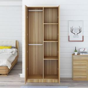 Wholesale Eco Friendly Modern Wardrobe Cabinet Wood Armoire Wardrobe For Students Apartment from china suppliers