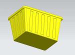 Strong Impact Resistance 300 Liters Plastic Box Mould No Welding